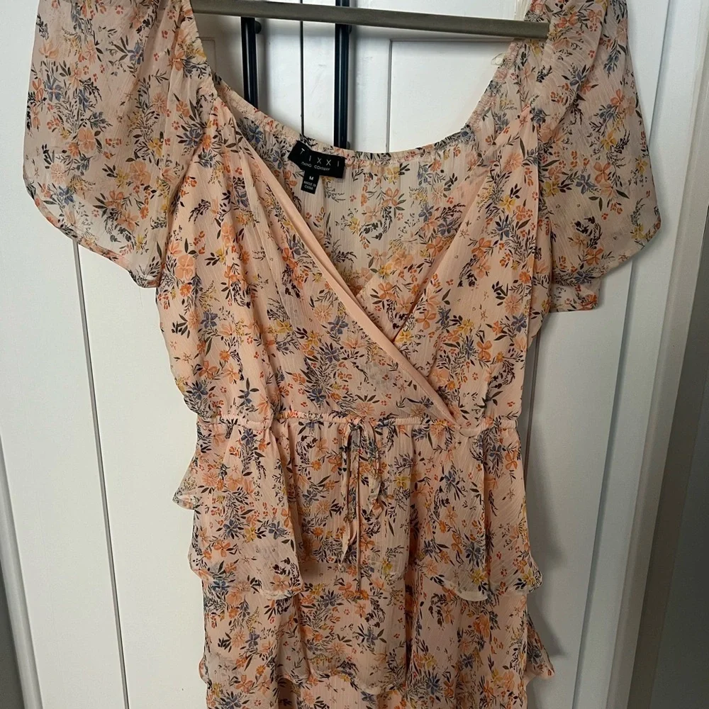 Spring Floral Ruffle Dress - Picture 3 of 6